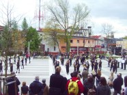  - Śpiewanie piesni patriotycznych na plantach wraz z publicznoscią - zdjęcie nr 5